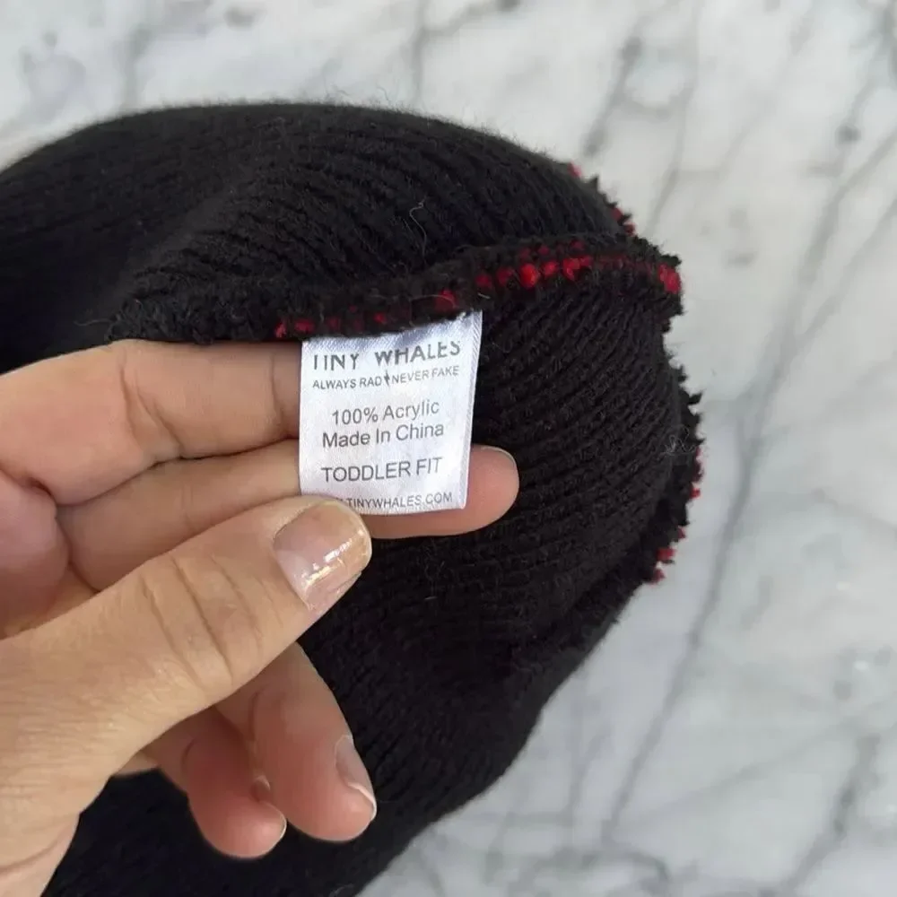 Tiny Whales Party Animal Beanie Toddler Fit HTF